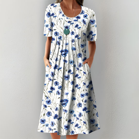 POPPY - ELEGANT PRINTED DRESS
