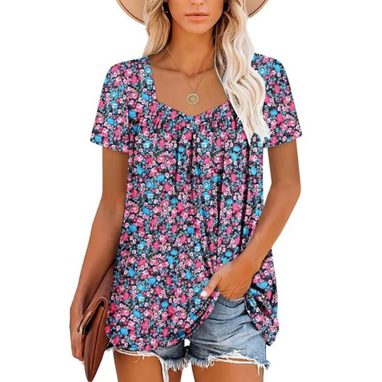 GEORGIA - CLASSIC PRINTED BLOUSE