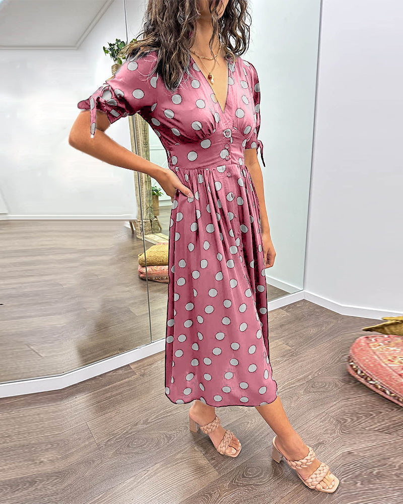 ZOE – CHARMING POLKA DOT DRESS