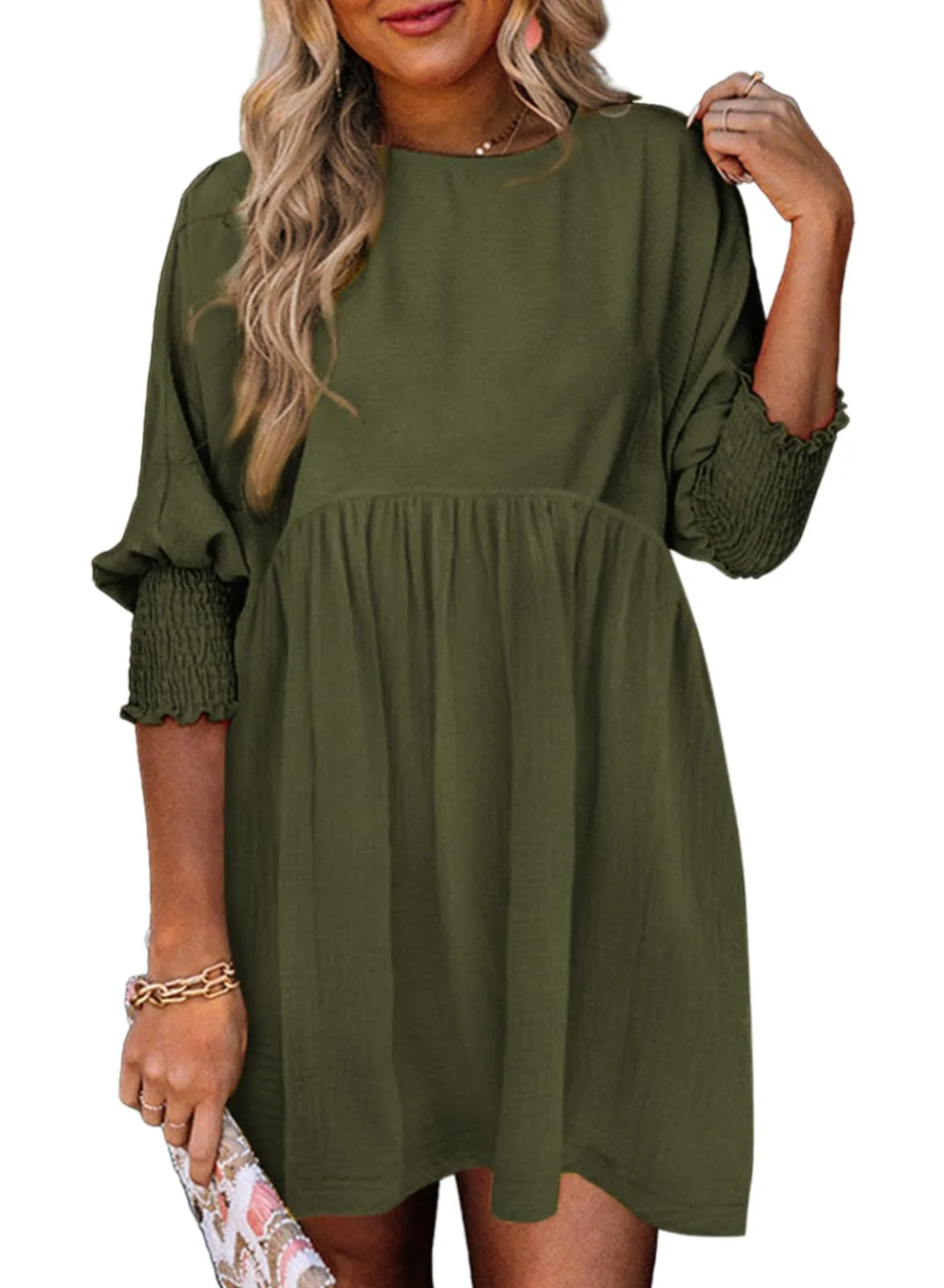 SIENNA – TRENDY PUFF SLEEVE DRESS