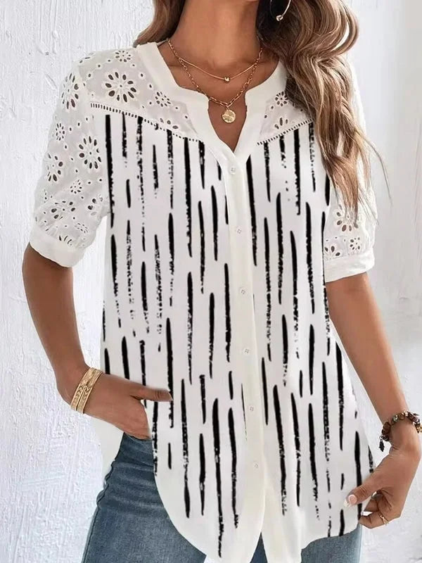 NICOLE – CASUAL LACE BLOUSE