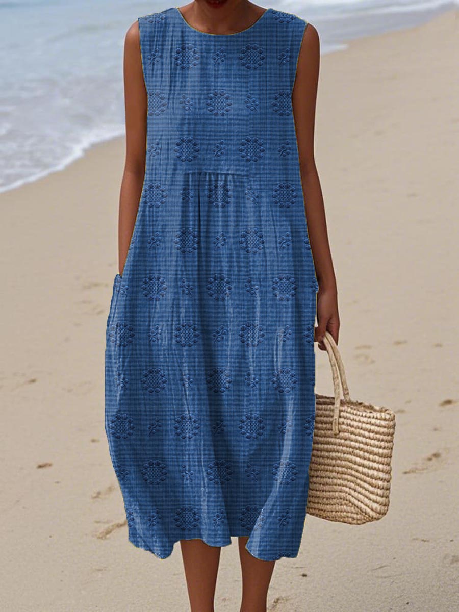 ELARA – SLEEVELESS SUMMER STAPLE DRESS