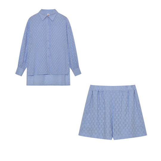 MAREN – RELAXED SHIRT & SHORTS SET