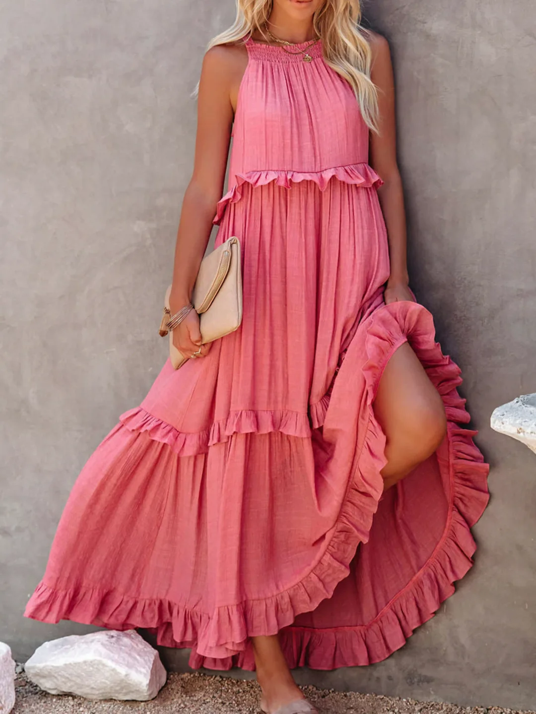 BIANCA – FLOWY MAXI SUMMER DRESS