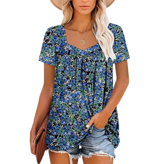 GEORGIA - CLASSIC PRINTED BLOUSE