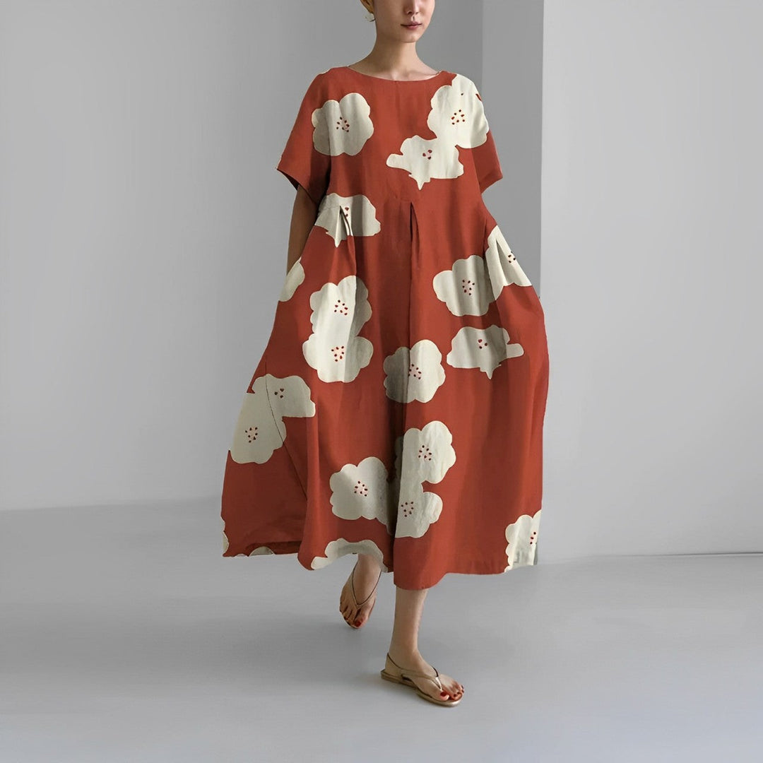 NADINE – FLOWY BOHO MIDI DRESS