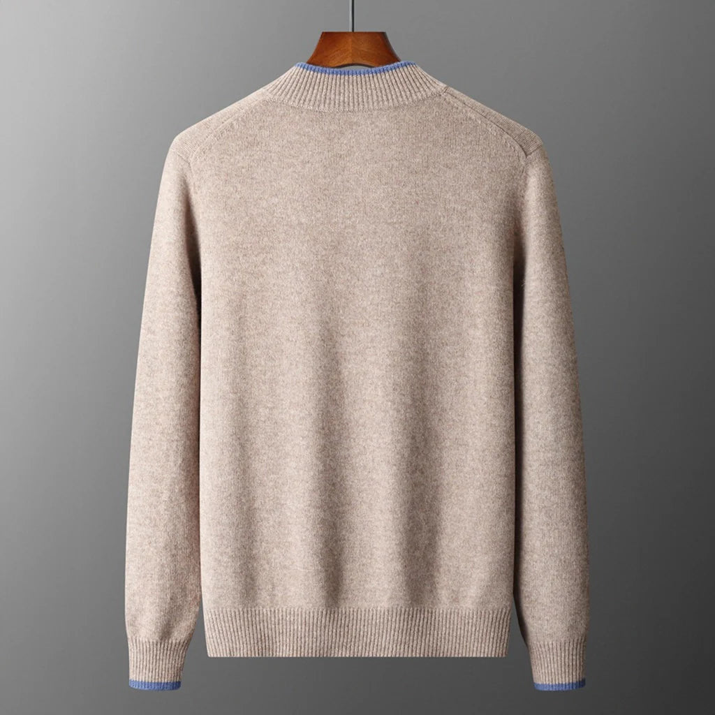 HENRY – 100% CASHMERE ZIP-UP JACKET