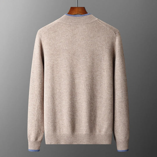HENRY – 100% CASHMERE ZIP-UP JACKET