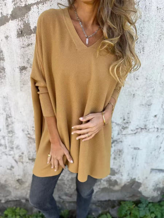 SADIE – RELAXED LONG-SLEEVE JUMPER