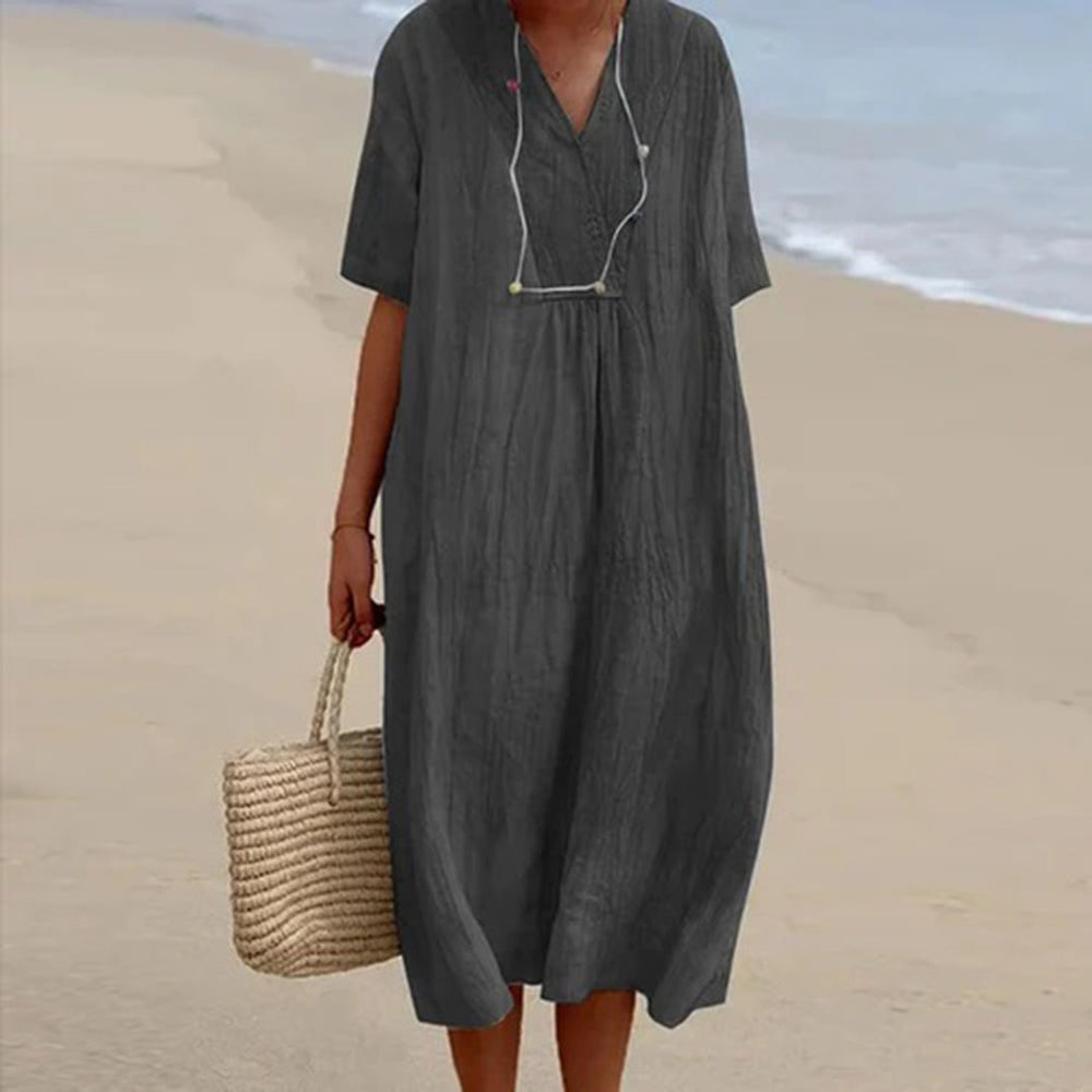 MARIBETH – RELAXED FIT MIDI DRESS