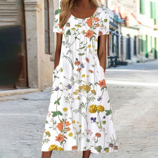 ALINA – FLORAL BOHO DRESS