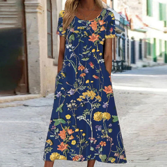 ALINA – FLORAL BOHO DRESS