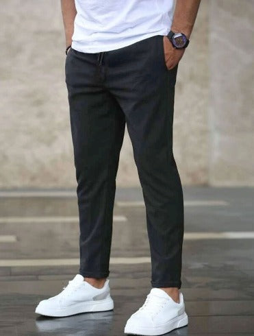 LORENZO – TAPERED DRAWSTRING TROUSERS