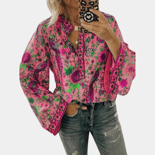 MAÉVA – FLORAL BLOUSE WITH A FEMININE FIT