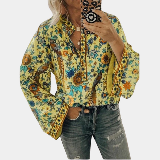 MAÉVA – FLORAL BLOUSE WITH A FEMININE FIT