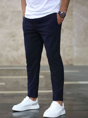 LORENZO – TAPERED DRAWSTRING TROUSERS