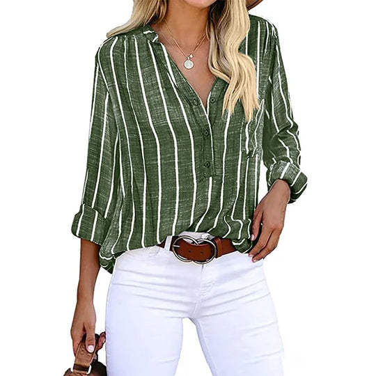 LIVIA – RELAXED-FIT SHIRT WITH BLOUSE TOUCH