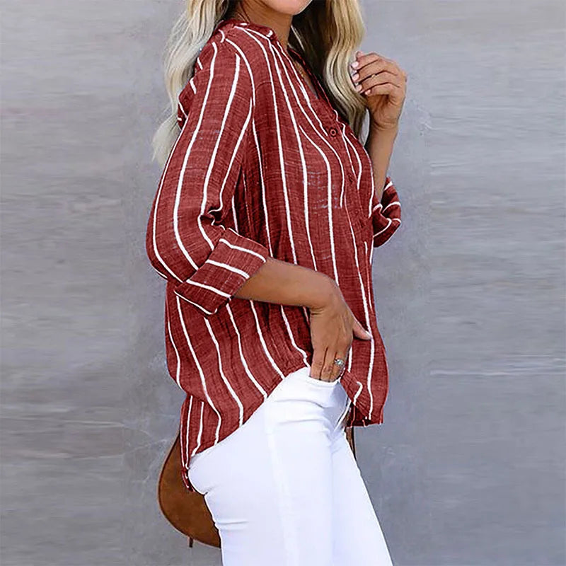 LIVIA – RELAXED-FIT SHIRT WITH BLOUSE TOUCH