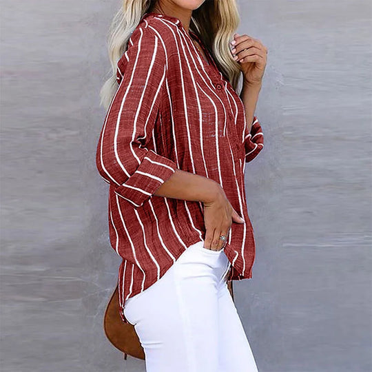 LIVIA – RELAXED-FIT SHIRT WITH BLOUSE TOUCH