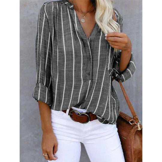 LIVIA – RELAXED-FIT SHIRT WITH BLOUSE TOUCH
