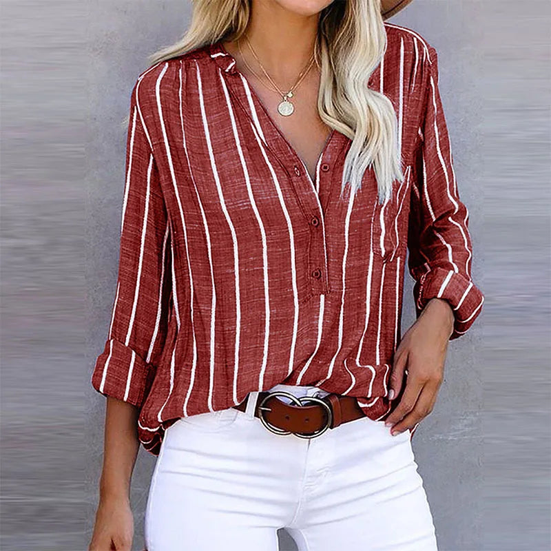 LIVIA – RELAXED-FIT SHIRT WITH BLOUSE TOUCH