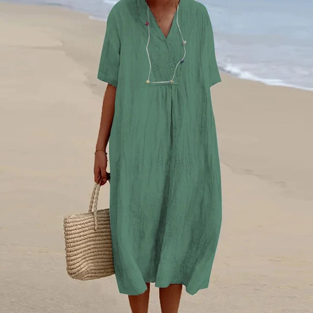 MARIBETH – RELAXED FIT MIDI DRESS