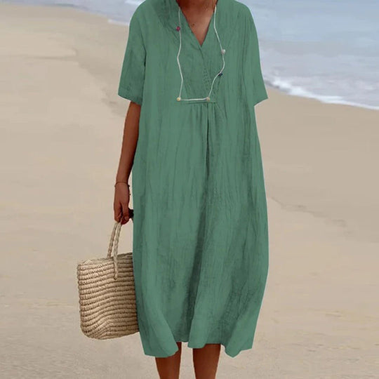MARIBETH – RELAXED FIT MIDI DRESS