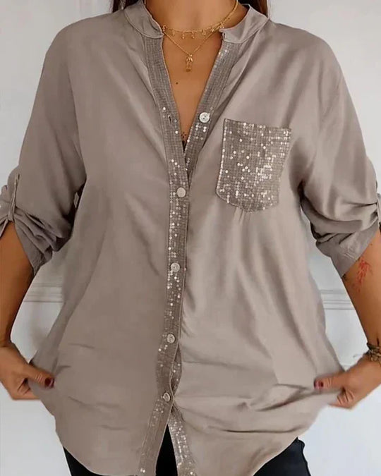 MARIA – CHIC BLOUSE WITH A TOUCH OF SPARKLE