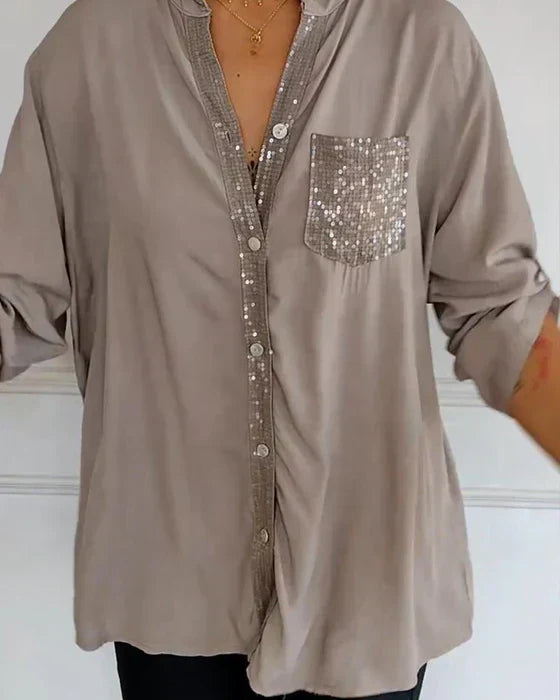 MARIA – CHIC BLOUSE WITH A TOUCH OF SPARKLE