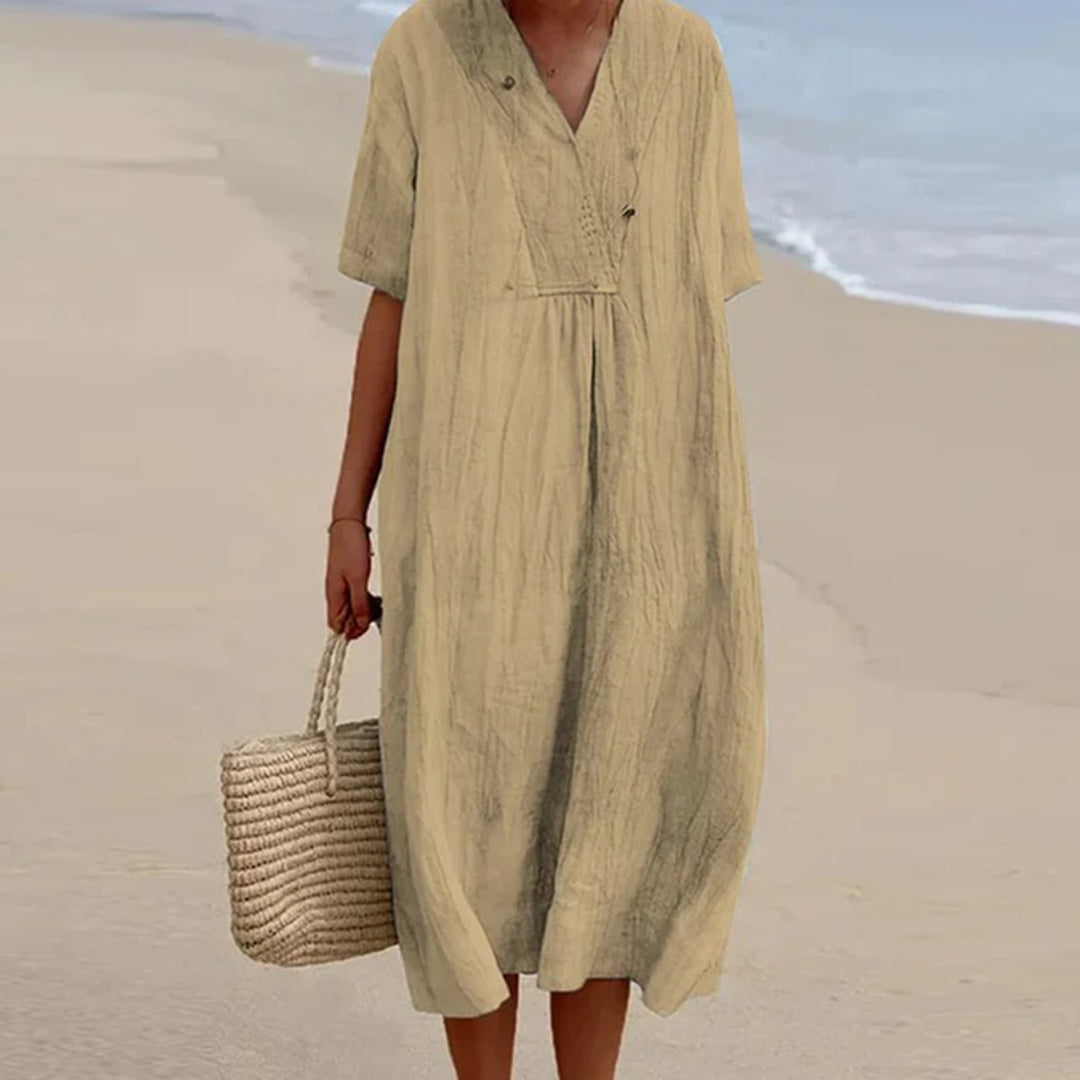 MARIBETH – RELAXED FIT MIDI DRESS