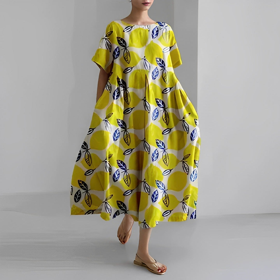 NADINE – FLOWY BOHO MIDI DRESS