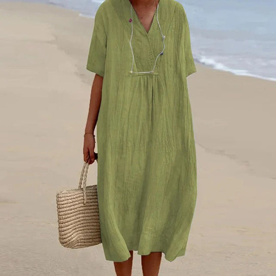 MARIBETH – RELAXED FIT MIDI DRESS