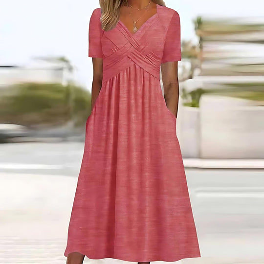 ISABELLE – FLOWY MID-LENGTH DRESS