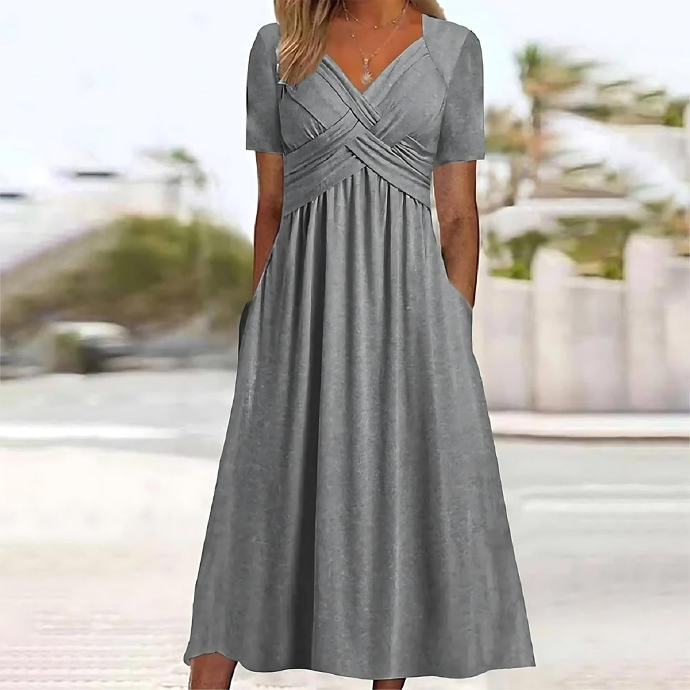 ISABELLE – FLOWY MID-LENGTH DRESS