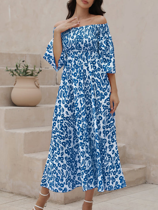 AUBREY – FLOWY OFF-SHOULDER MAXI