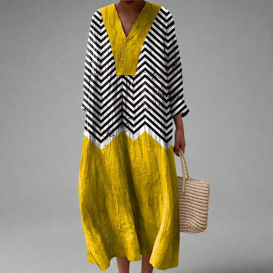 ISABELLA – MODERN STRETCH GEO DRESS