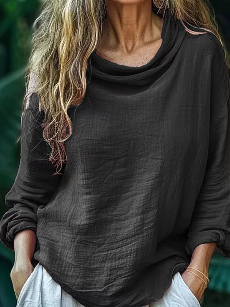 TERESITA – OVERSIZED ROUND NECK LONG SLEEVE