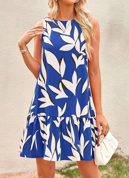 MARLA – ARTFUL DROP HEM DRESS