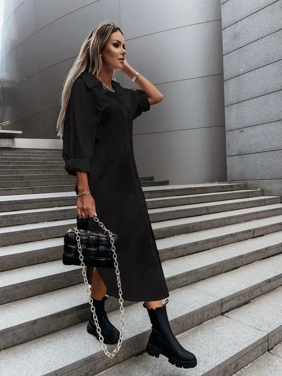 YNA – SPLIT HEM DRESS