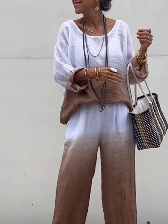 SAVANNAH – GRADIENT TWO-PIECE CASUAL SET