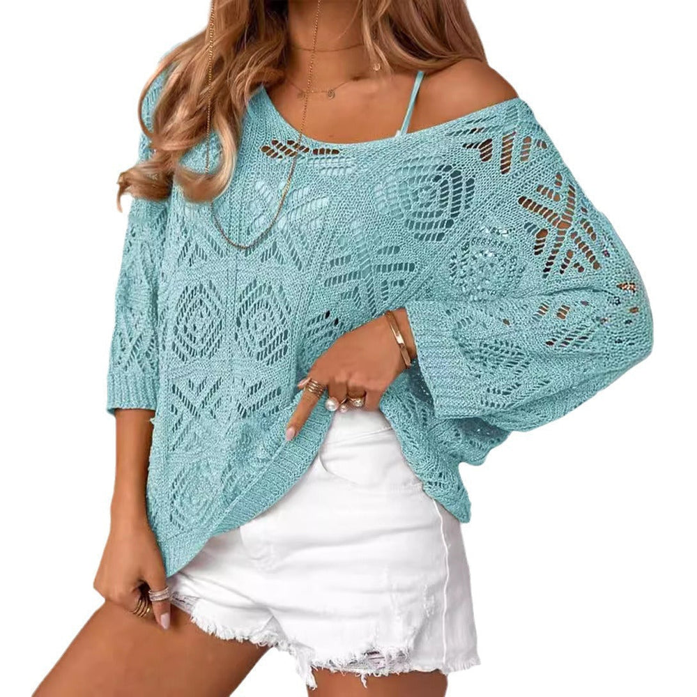LENI– CROCHET PULLOVER