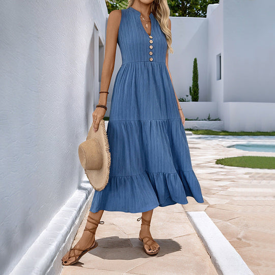 MADISON – SLEEVELESS MIDI DRESS