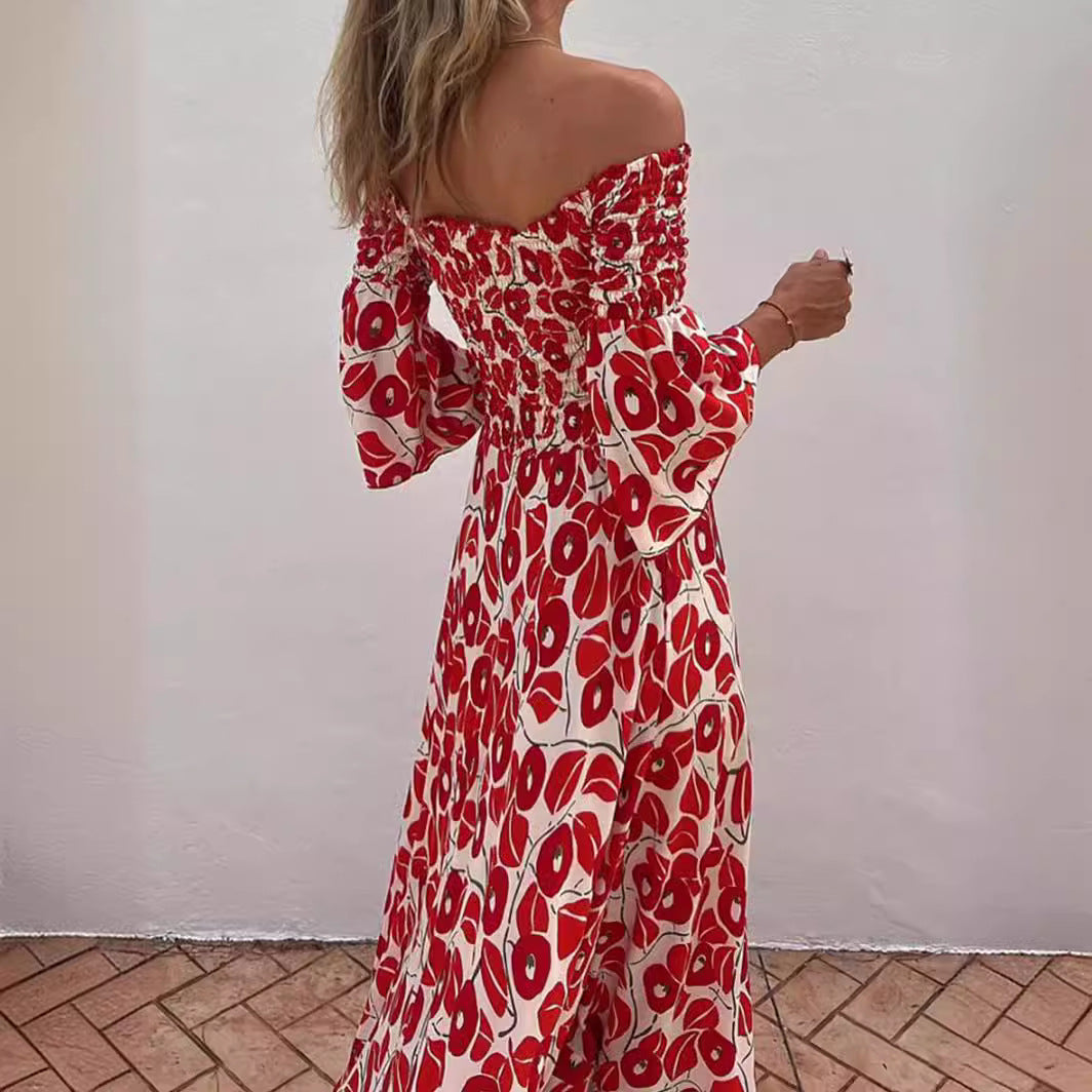 AUBREY – FLOWY OFF-SHOULDER MAXI