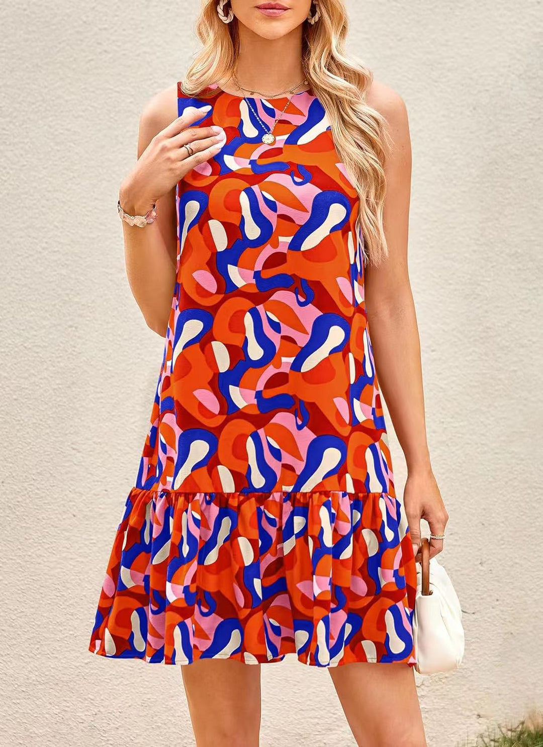MARLA – ARTFUL DROP HEM DRESS