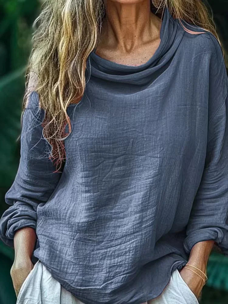 TERESITA – OVERSIZED ROUND NECK LONG SLEEVE