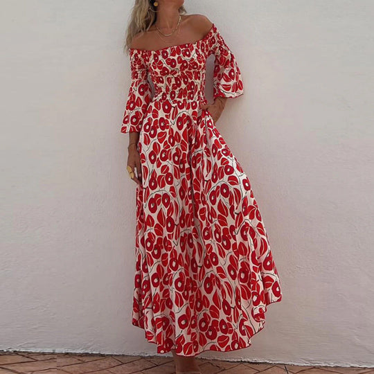 AUBREY – FLOWY OFF-SHOULDER MAXI