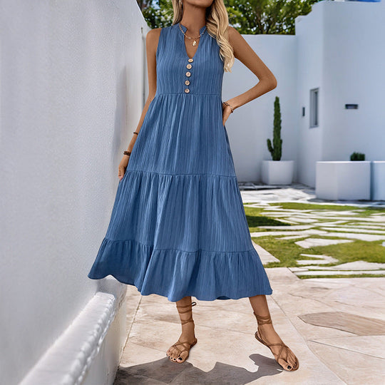 MADISON – SLEEVELESS MIDI DRESS