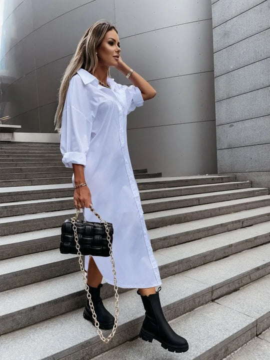 YNA – SPLIT HEM DRESS