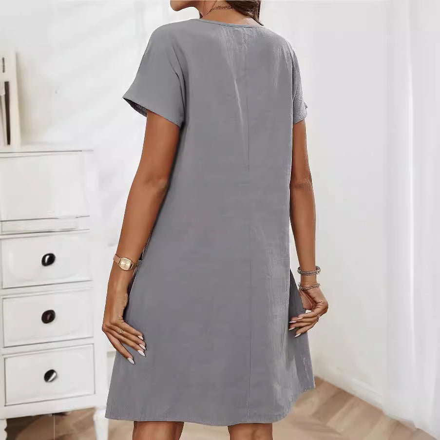 MATHILDA – COTTON MIDI DRESS