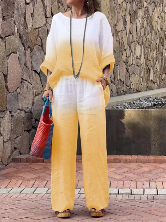 SAVANNAH – GRADIENT TWO-PIECE CASUAL SET